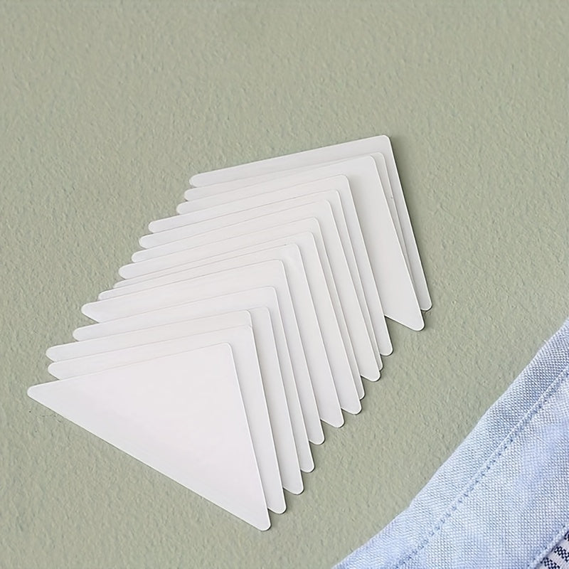 Collar Sticker For Shirt Anti-roll Inner Shaper Adhesive Pads - Pack of 30