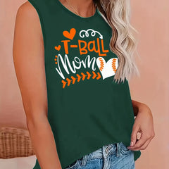  Graphic Print Tank Top