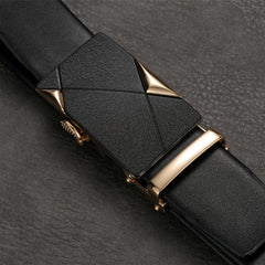 Men's Automatic Buckle Belt - Black