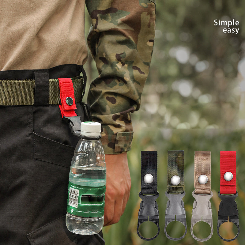 Water Bottle Clip Nylon Buckle Sport Hook Backpack Accessory