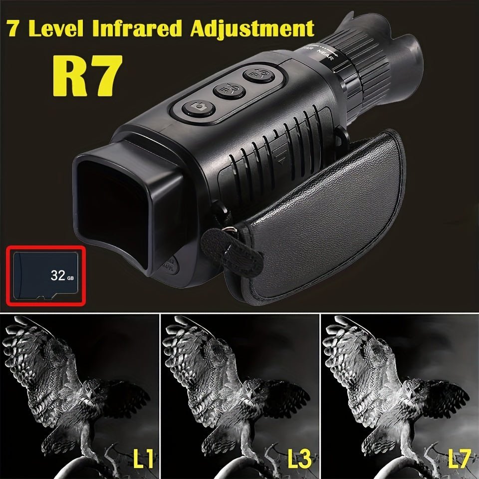 R7 HD Infrared Night Vision 5x Zoom Monocular & 1080P Camera