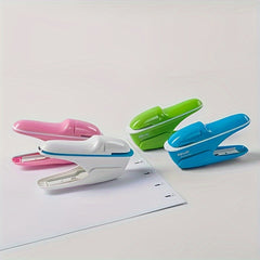 Portable Handheld Ergonomic Stapler Heavy Duty Mini Desk Nailless Stapler