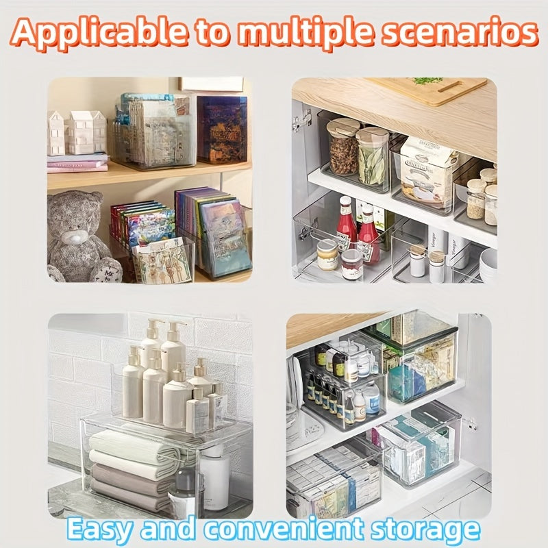 Transparent Storage Box with Lid Waterproof and Dustproof
