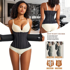 Waist Trainer Trimmer Belt Tummy Control Compression Wrap Cincher