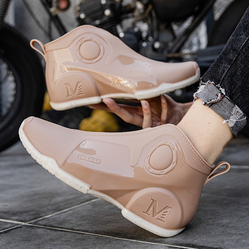 Men's Waterproof Non slip Rain Boots for Outdoor Work Fishing
