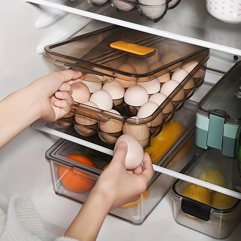 Portable Egg Storage Box Refrigerator Containers