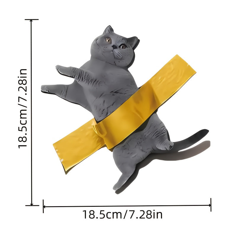Cat Tape Iron-on Transfer Decal for DIY T-Shirts, Hoodies, Pillows, Backpacks