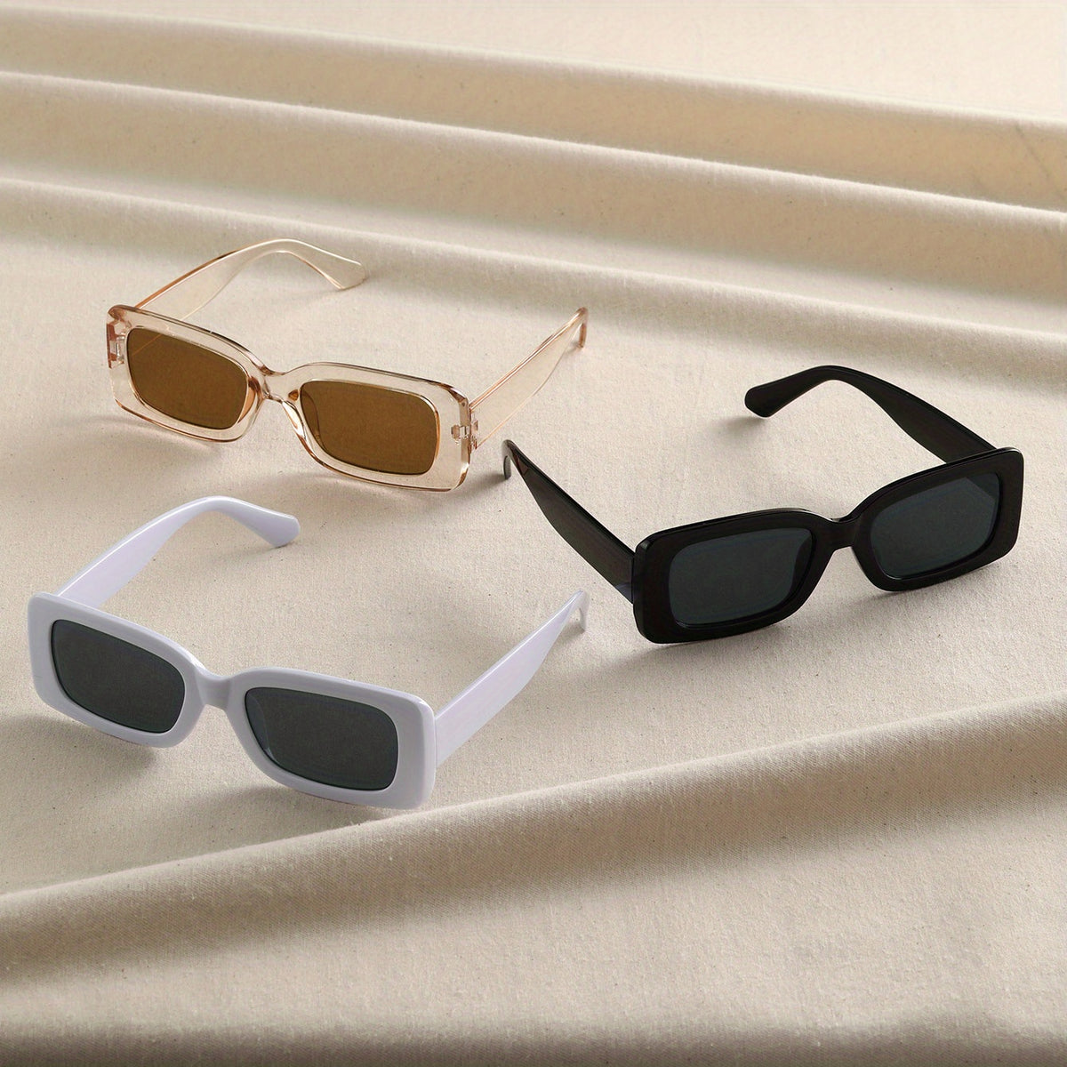 Y2K Rectangle Sunglasses Anti Glare UV400