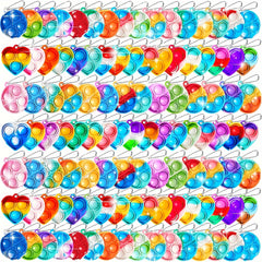 Bulk Sensory Fidget Keychains 90pcs for Kids Party Favors
