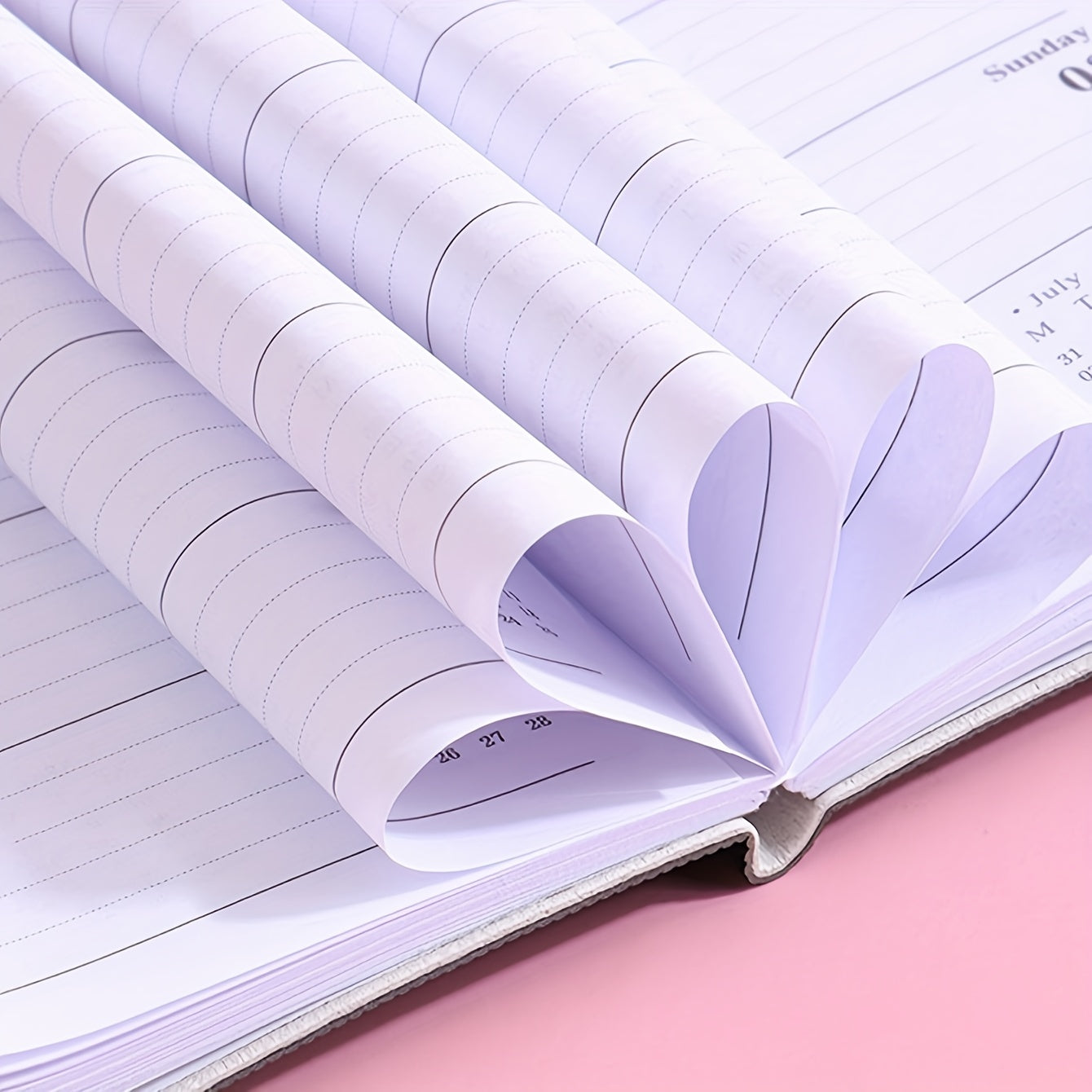 A7 Daily Planner Notebook 60 Sheets English Schedule Book