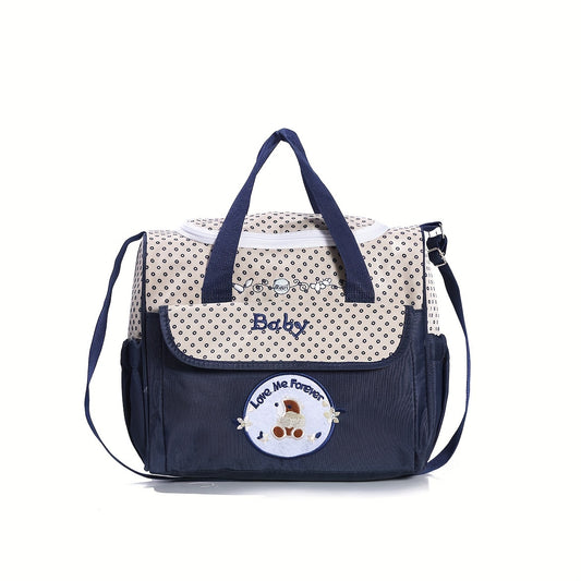 Animal Print Lightweight Messenger Bag for Travel Bear Diaper Bag