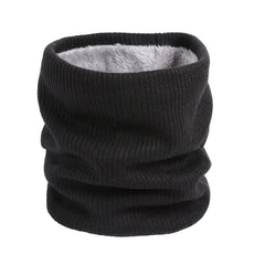Men's Double Layer Velvet Thickened Winter Scarf