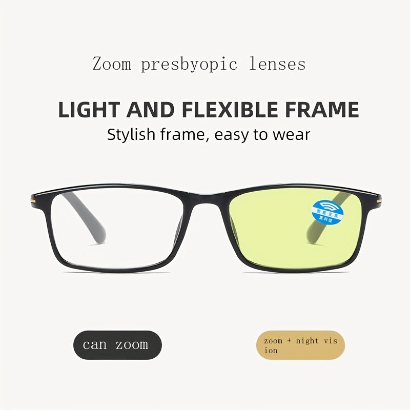 Men Anti Light Reading Glasses Casual Eyeglasses With Glasses Cloth