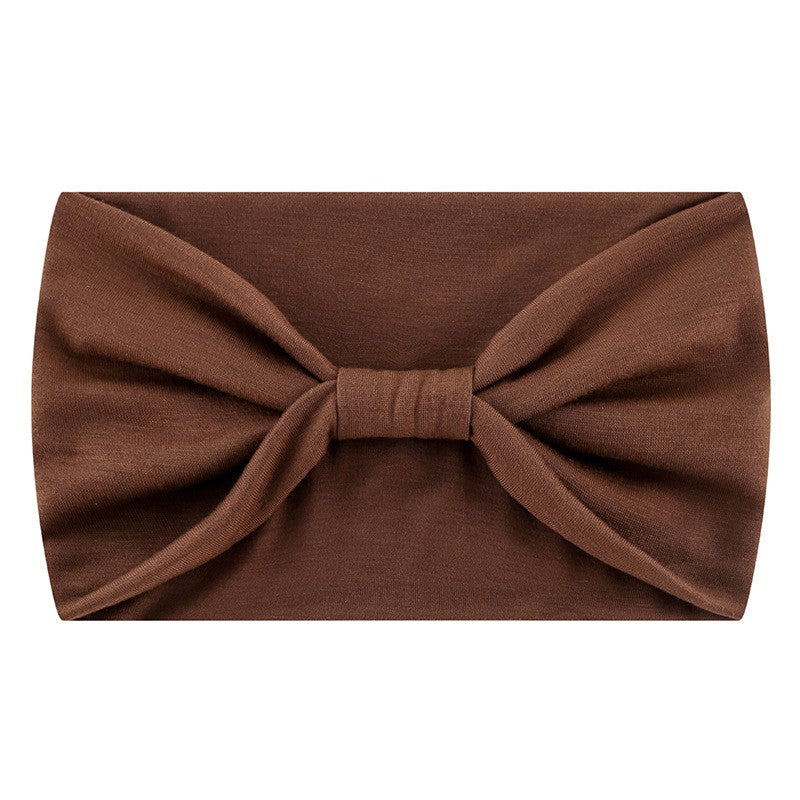 Solid Wide Headband Turban Hair Accessory