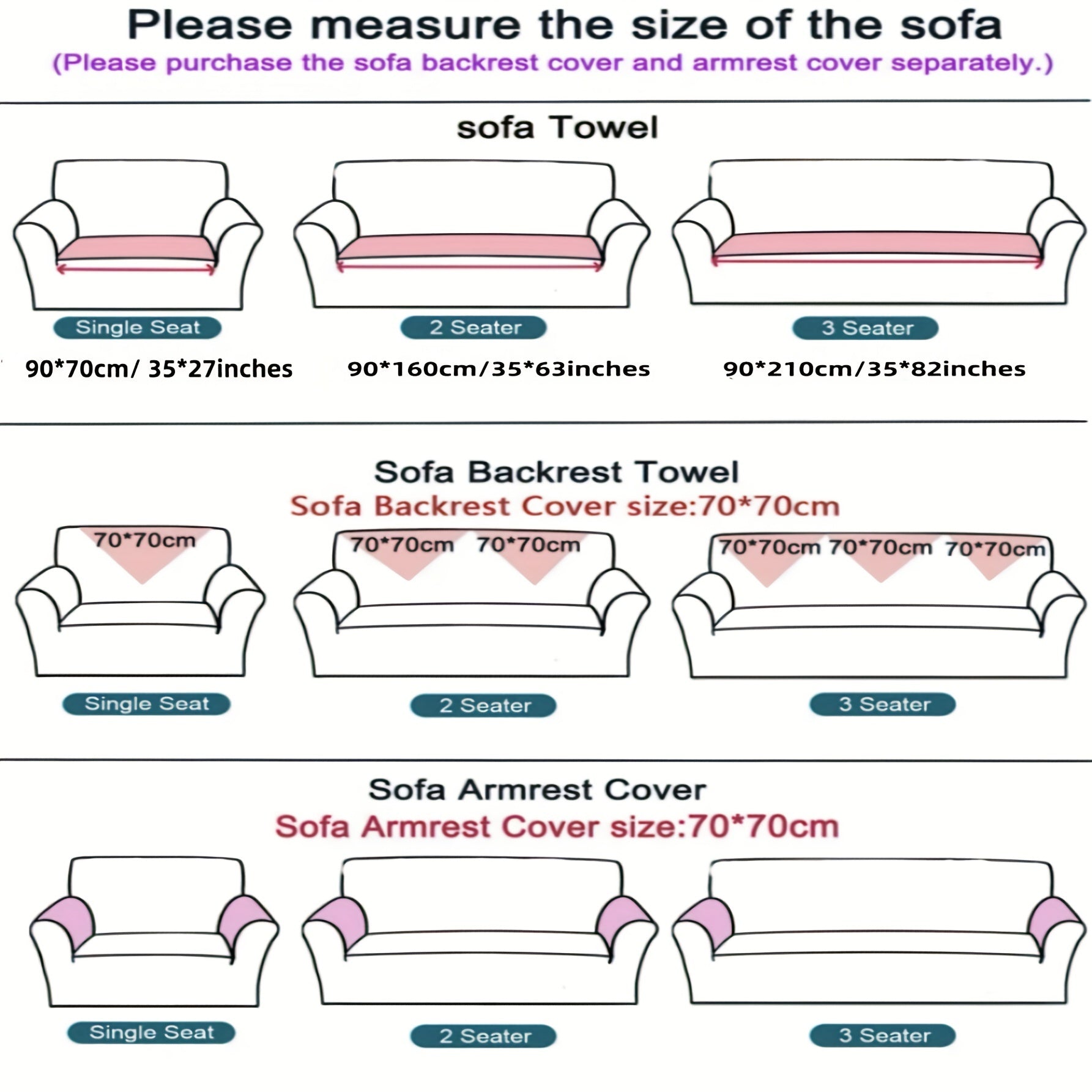 Cooling Ice Silk Sofa Cover Non Slip Latex Mat for Home Decor