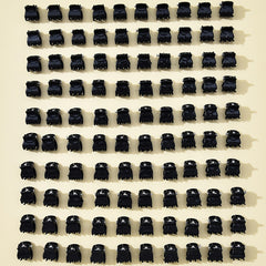 100pcs Mini Plastic Hair Claw Clip Women's Small Hair Accessories