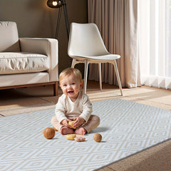 Waterproof Kids Play Mat Easy Clean PE Surface Portable