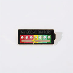 Removable Lightning Love Week Mood Emoticon Interactive Mood Pin