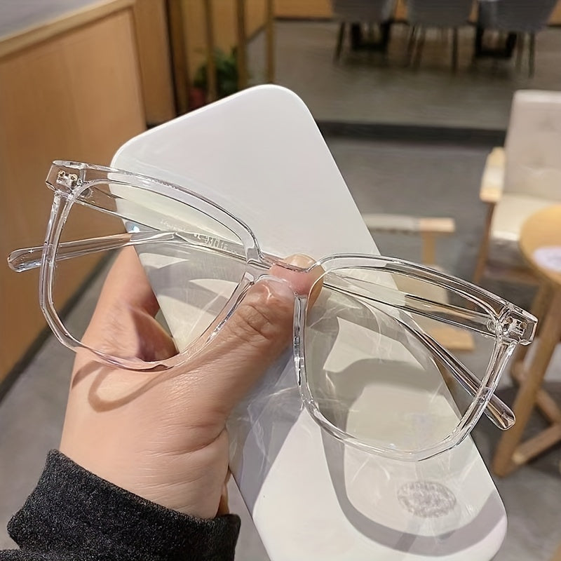 Clear Lens Glasses Mod Square Anti Light Glasses