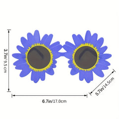 Hawaiian Flower Sunglasses Funny Party Glasses Novelty Fancy Summer Favors