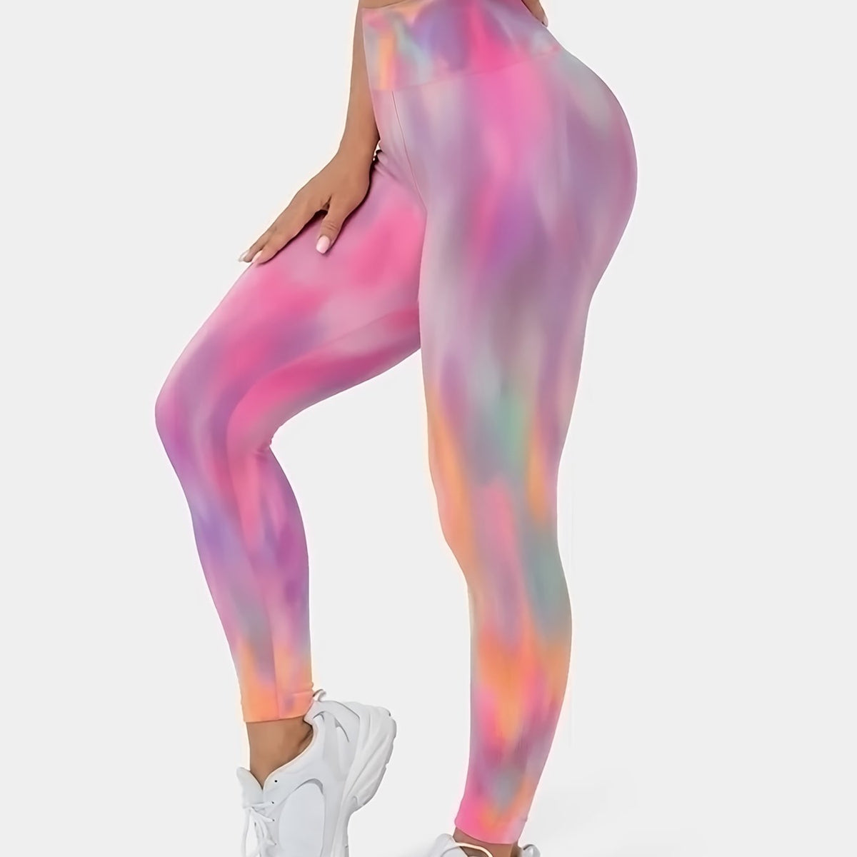  Tie Dye High Waisted Yoga Leggings