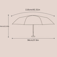 Small Flower Pattern Auto Umbrella