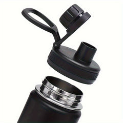 600ml Stainless Steel Vacuum Water Cup Gradient Double Layer Bottle