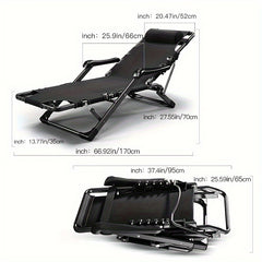 Outdoor Folding Chairs Balcony Lounge Chair