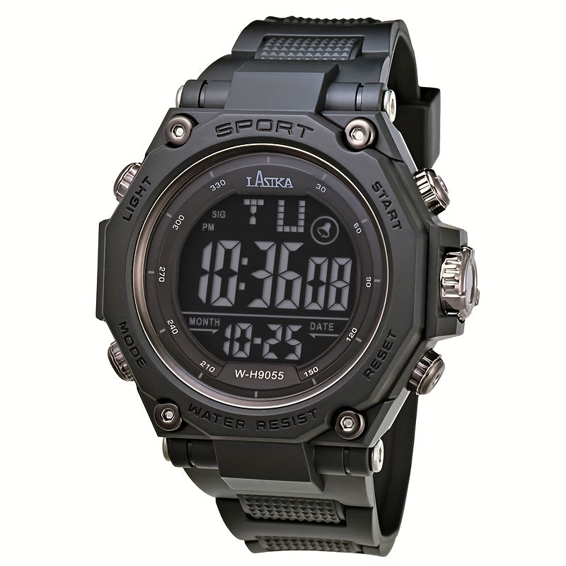 Kids' Digital Wristwatch with Backlight IPX7 TPU Strap