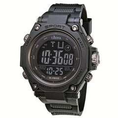 Kids' Digital Wristwatch with Backlight IPX7 TPU Strap