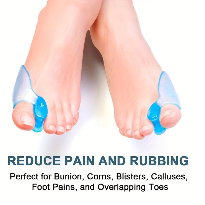 Orthotics Silicone Gel Bunion Toe Braces Separator for Night Home Use