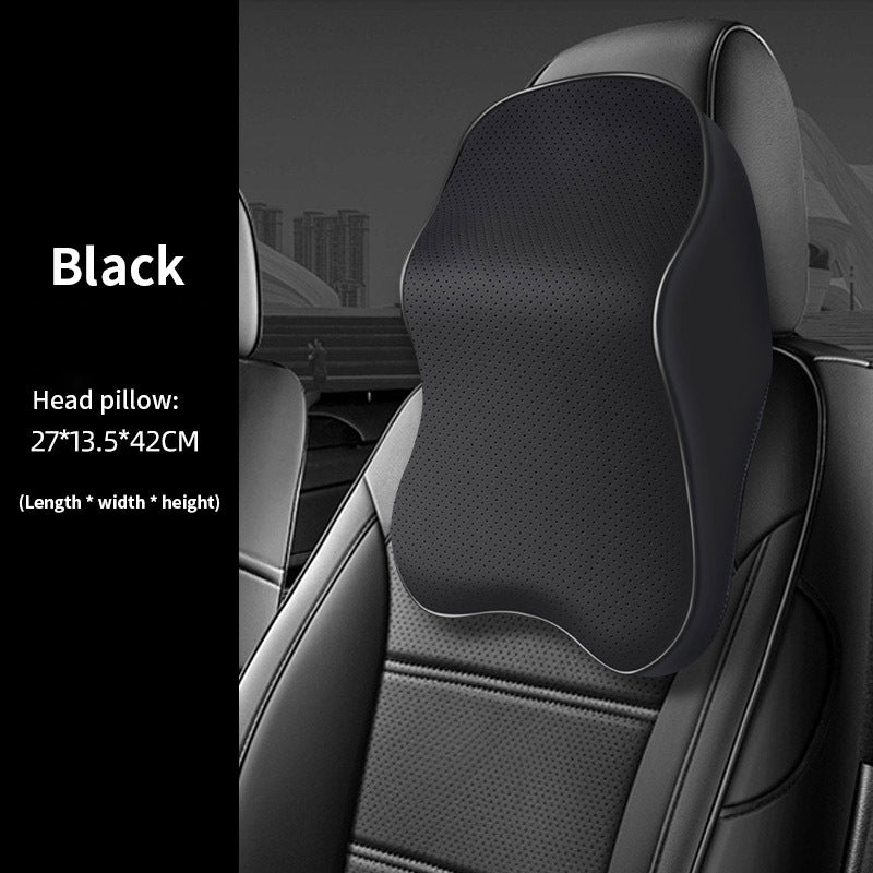 PU Leather Car Headrest Pillow for Comfortable Driving
