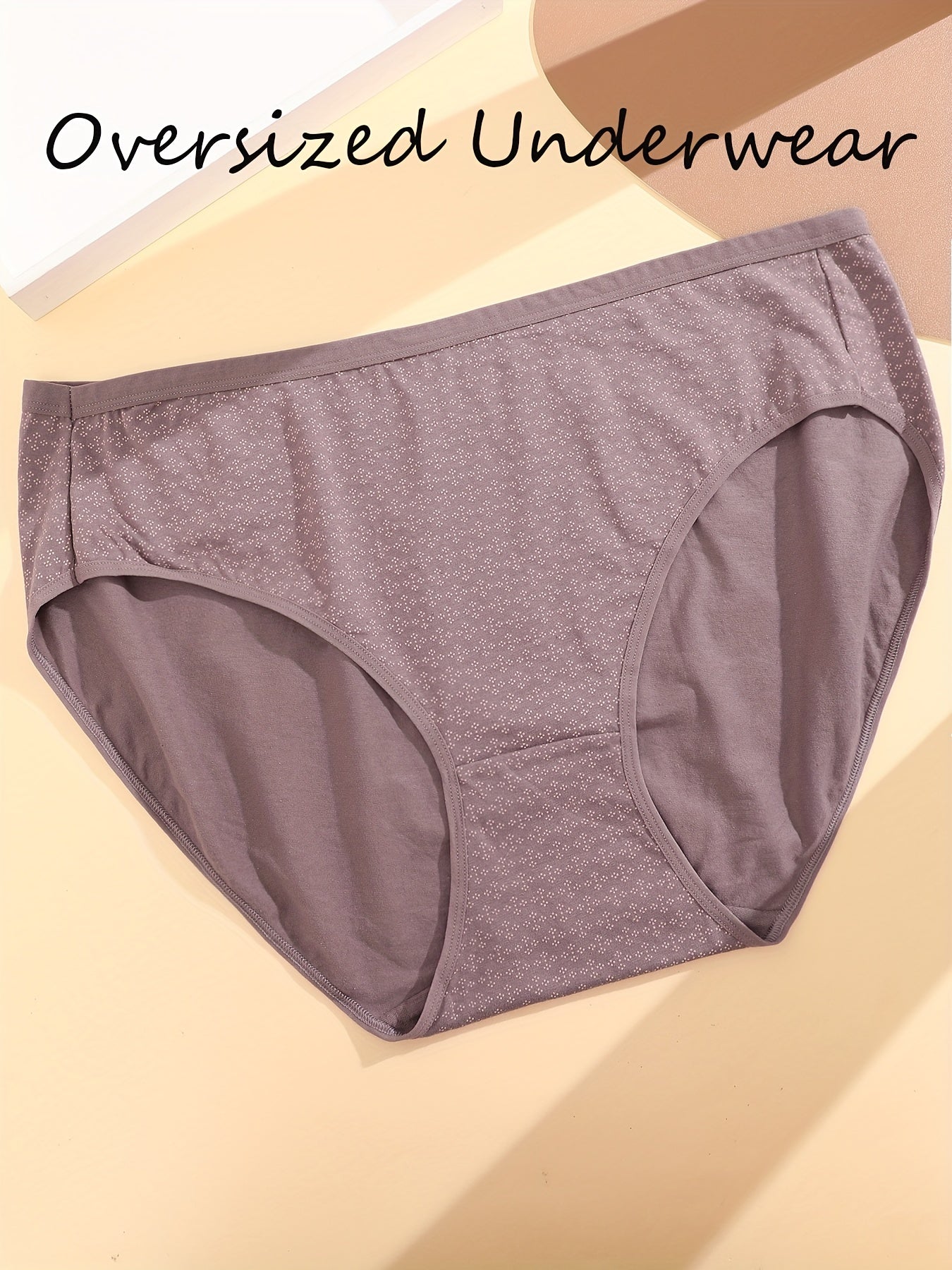 Ditsy Floral Print Seamless Comfort Underwear