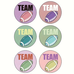 60pcs American Football Stickers - Fun Party Favors & Birthday Decorations