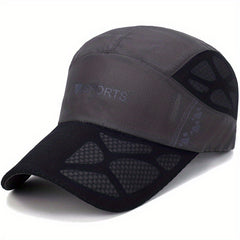 Mesh Breathable Sports Baseball Cap Quick Drying Sun Hat Lightweight