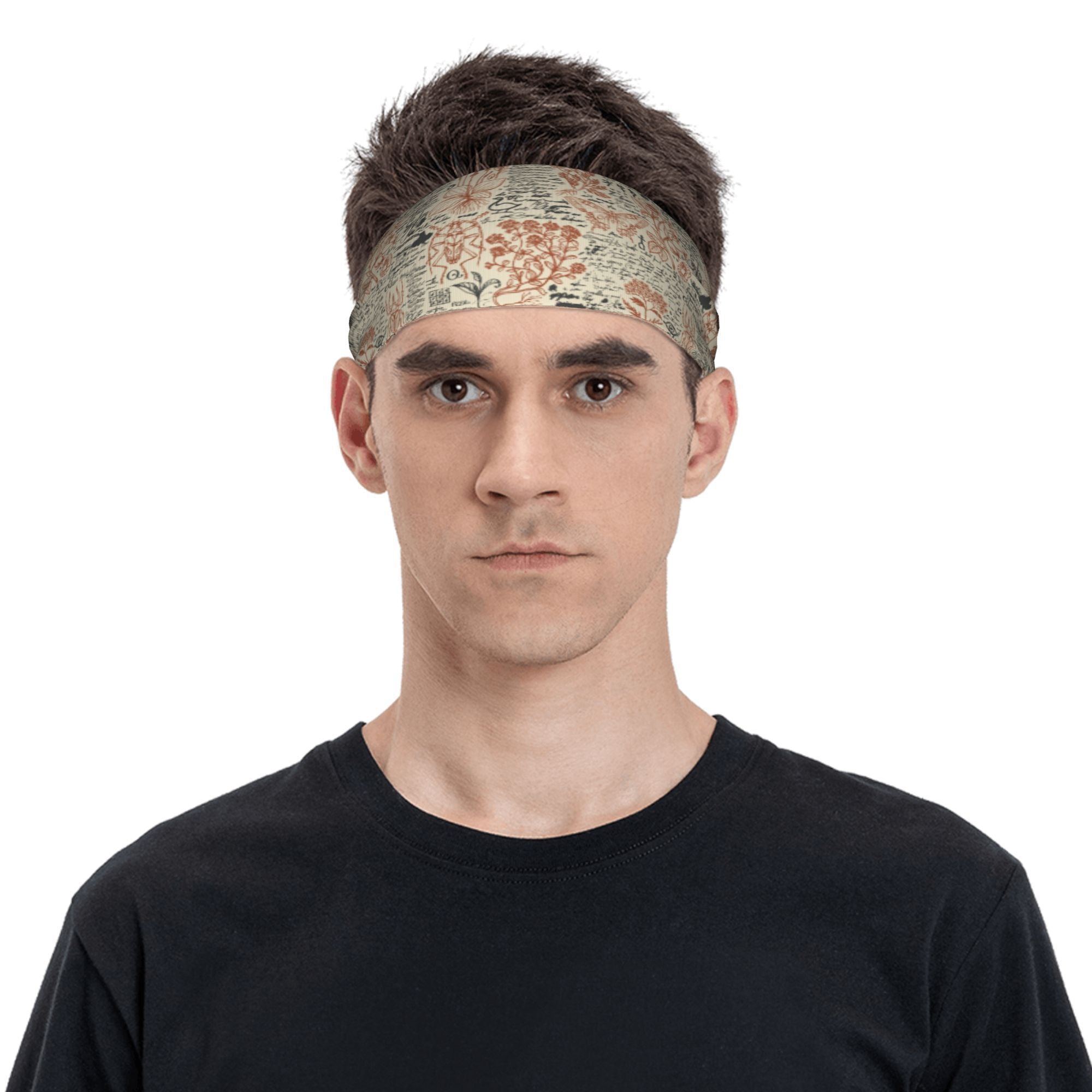 Vintage Breathable Headband for Sport and Casual Wear