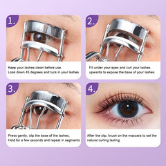 Natural Eyelash Curling Tool Long Lasting Eyelash Styling Tool Portable