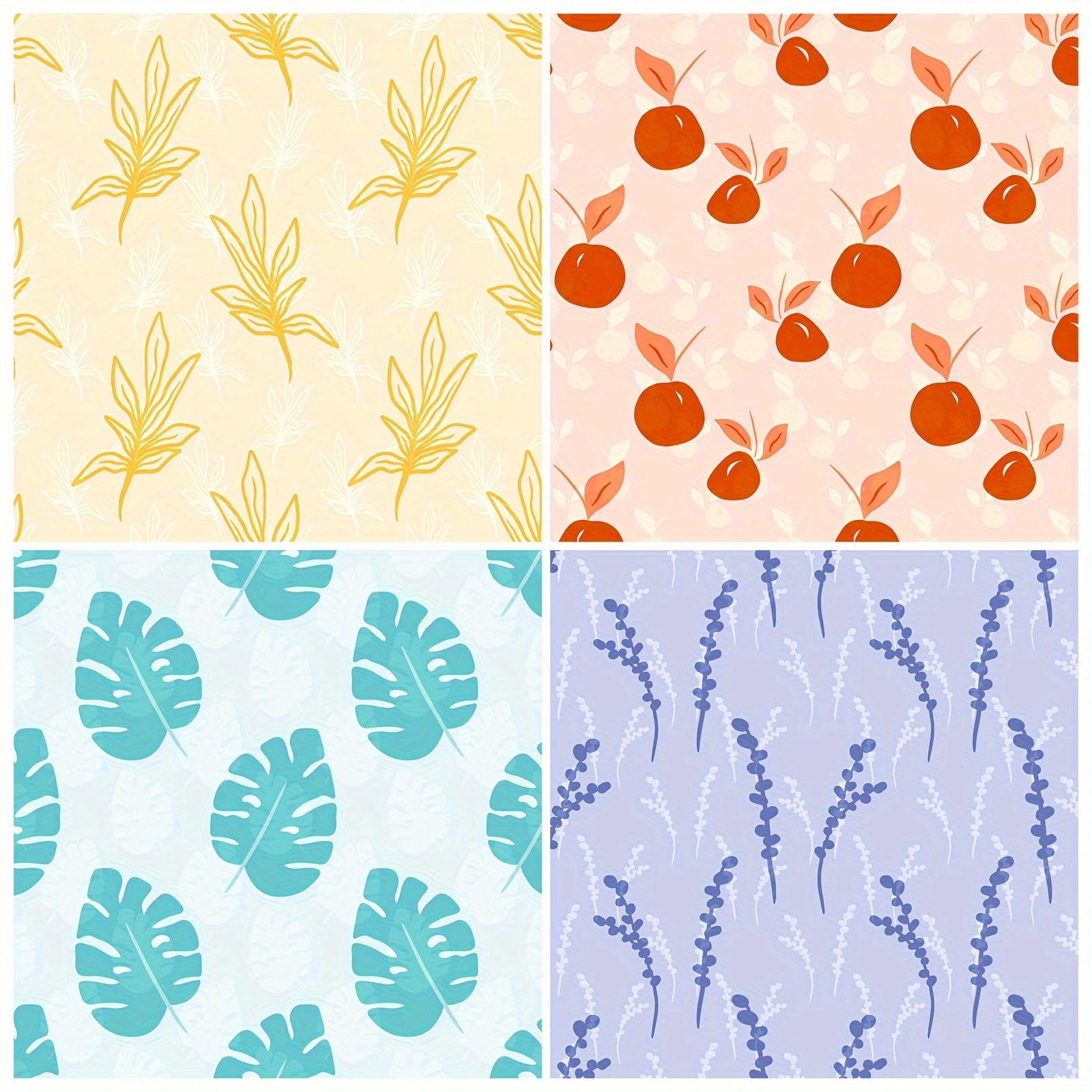 Bohemian Plant Series Paper Set for DIY Scrapbook Album Art Card