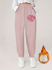 Women's Plus Size Fleece Liner Joggers