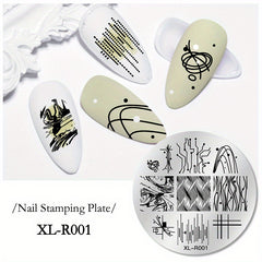 Nail Art Stamping Plate Set for Stunning Manicures