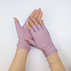 Breathable Half Finger Bike Gloves for Women Men