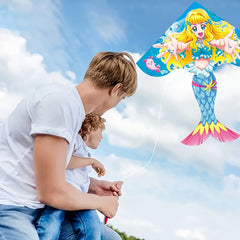 Cartoon Mermaid Kite for Outdoor Fun