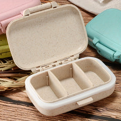 3 Grids Pill Packing Box Jewelry Storage Case & Tablet Container