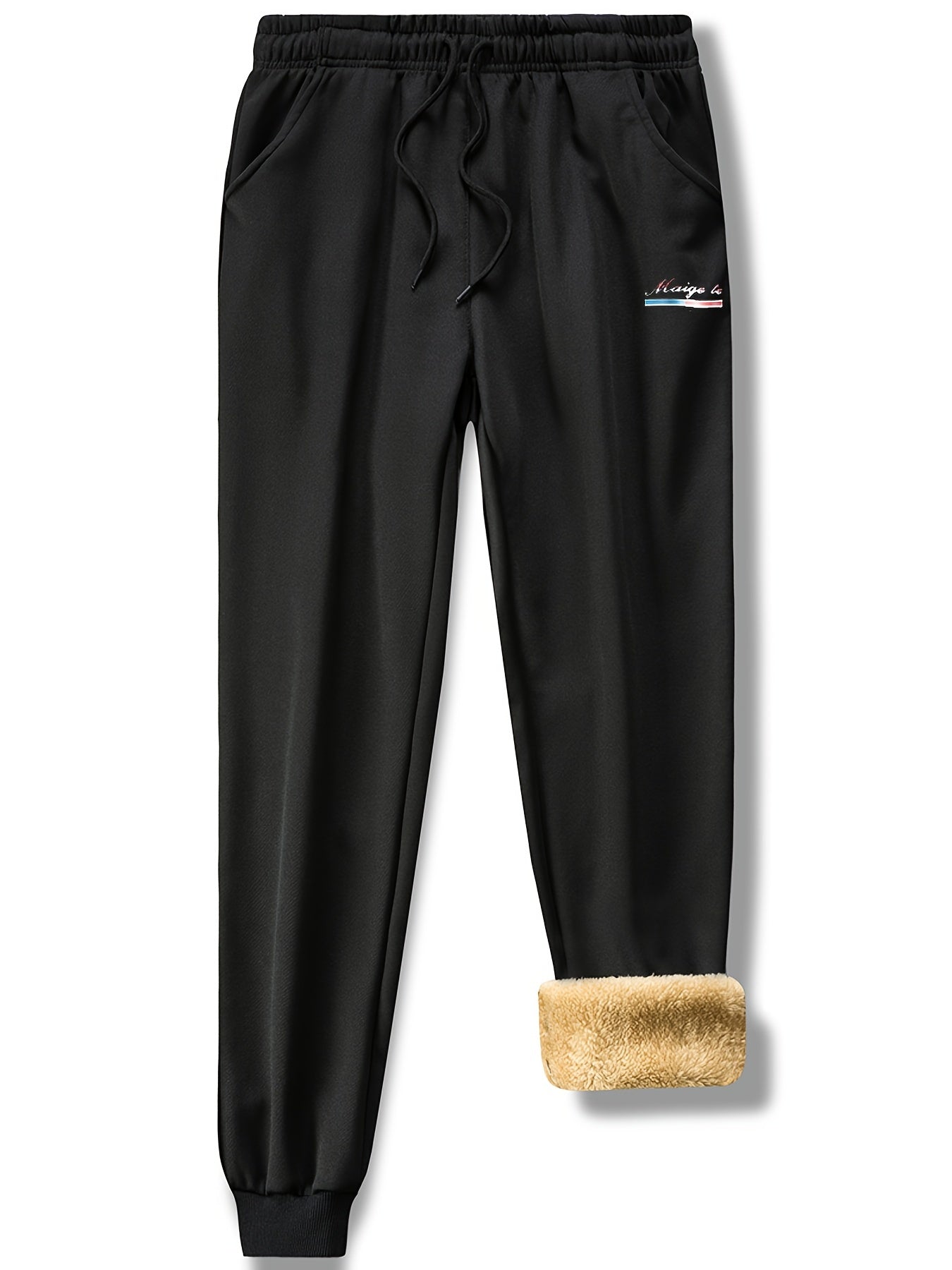 Men's Sherpa Lined Jogger Harem Pants