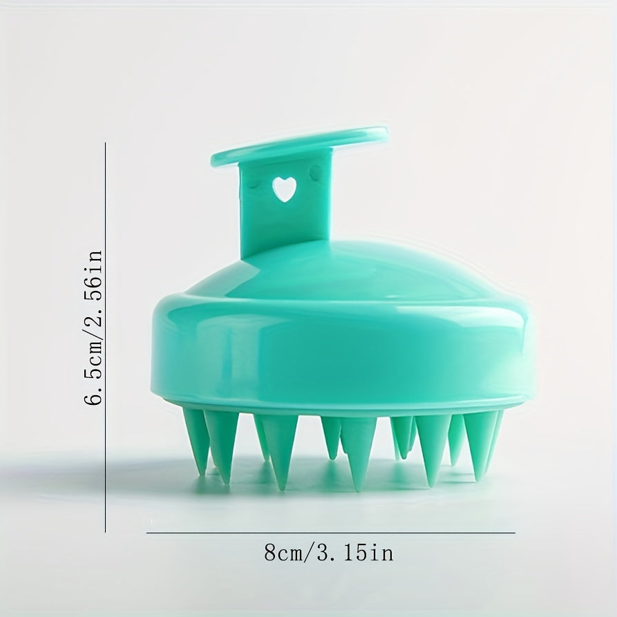 Silicone Shampoo Brush Hair Scalp Massager Brush Soft Tooth
