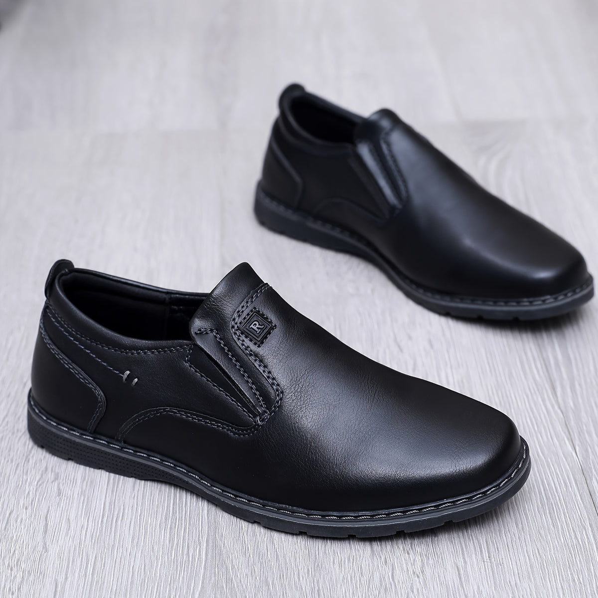 Boys Slip On Oxford Shoes - Comfortable Dress Shoes for Party
