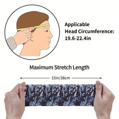 Splash Ink Sports Headband - Moisture Wicking Stretchy Polyester