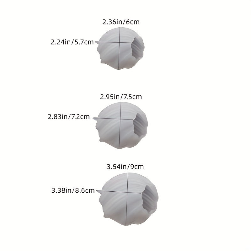 Resin Candle Silicone Mold Geometric Wave Irregular Abstract Art