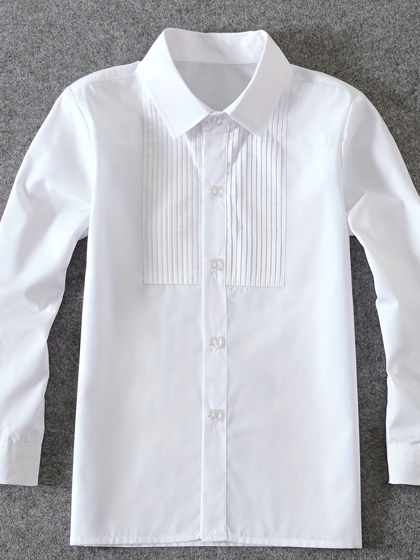 Boys Non Stretch Button Down Dress Shirt