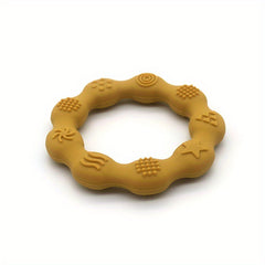 Silicone Round Belt Baby Teether Molar Stick